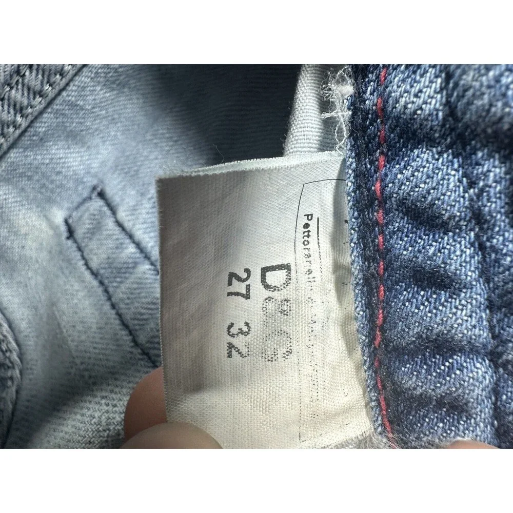 DOLCE AND GABBANA Jeans Designer Floral Embroidered Y2K Distressed Measure 26x30 - Picture 3 of 14